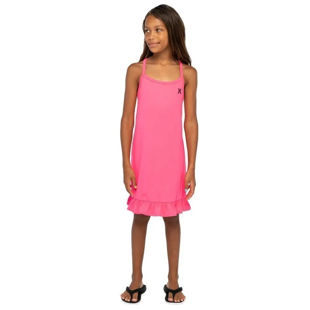 NWT ☀️ Hurley Youth 2-pack Dress and Romper Pink and Floral: Sizes Girls S, M, L - Picture 5 of 14